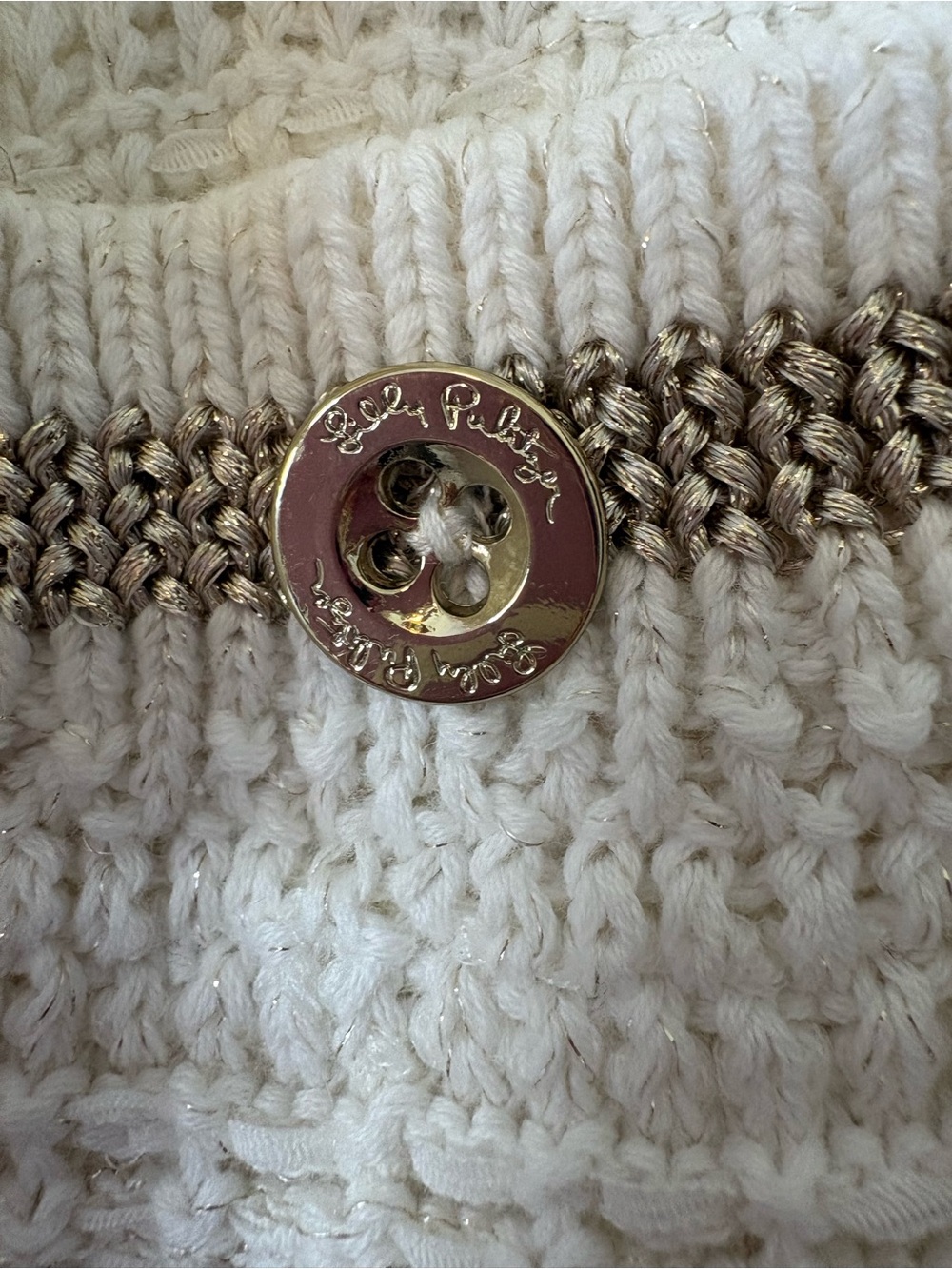 Lilly Pulitzer Cream Bouclé Fringe Trim Jacket - Picture 7 of 12